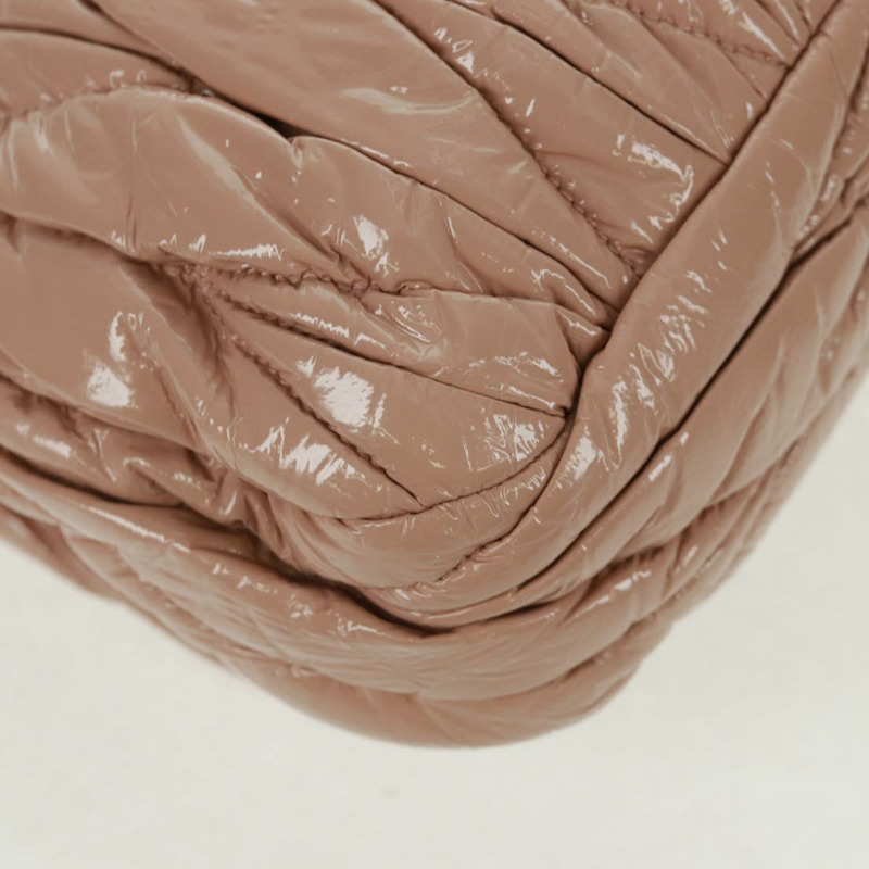 【日本直送】Miu Miu 手提包 漆皮 兩用 粉紅金配色 正品 am10466V-17