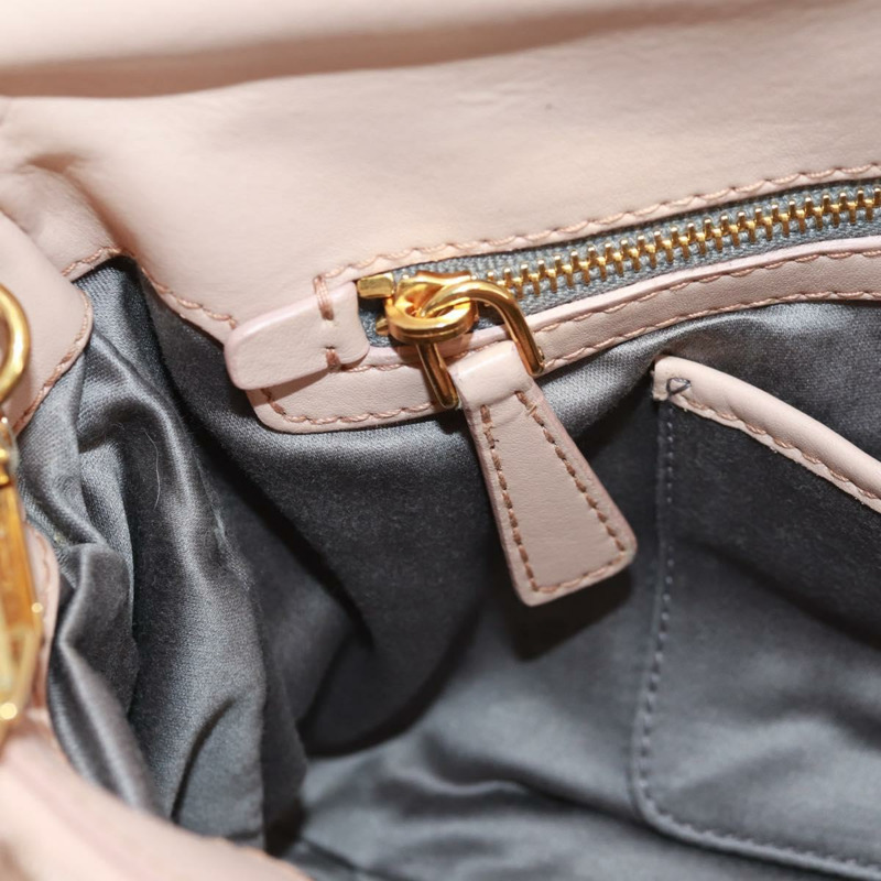 【日本直送】Miu Miu 手提包 漆皮 兩用 粉紅金配色 正品 am10466V-26