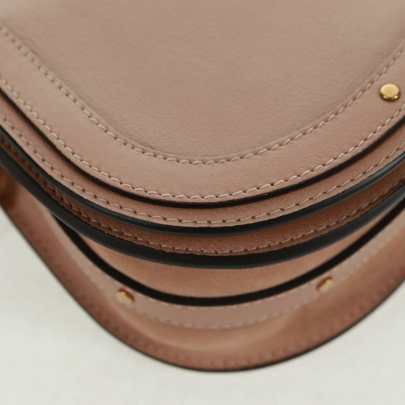 【日本直送】Chloe Nile 手提包 真皮 兩用 粉金配色 正品 163820V-15