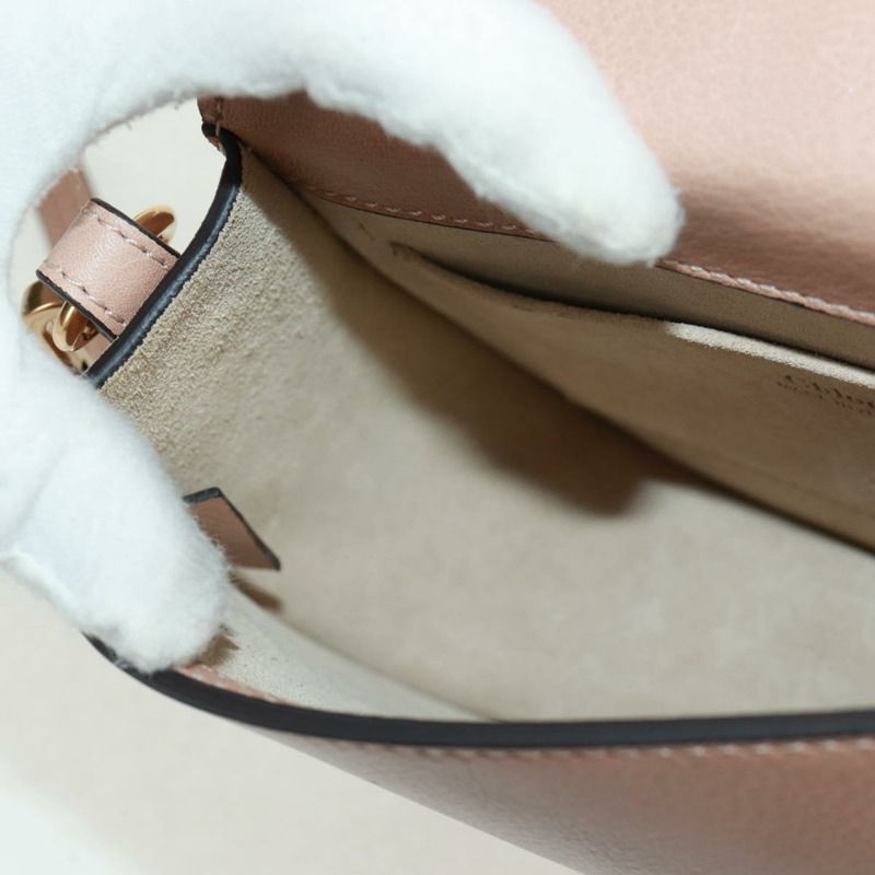 【日本直送】Chloe Nile 手提包 真皮 兩用 粉金配色 正品 163820V-23