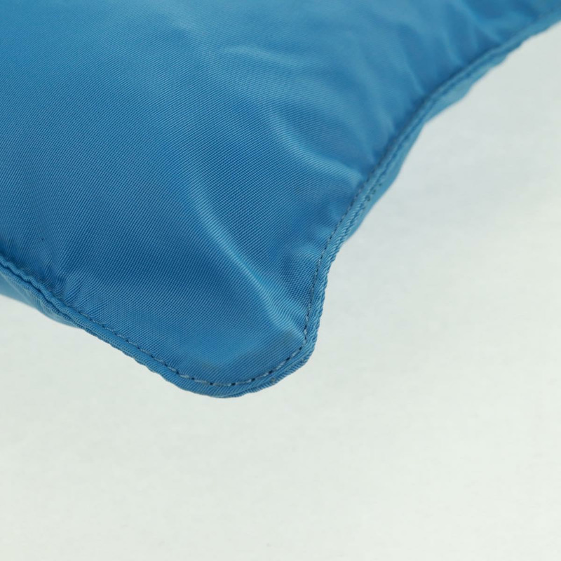 【日本直送】PRADA 尼龍藍銀色單肩包 Auth 163845V-16