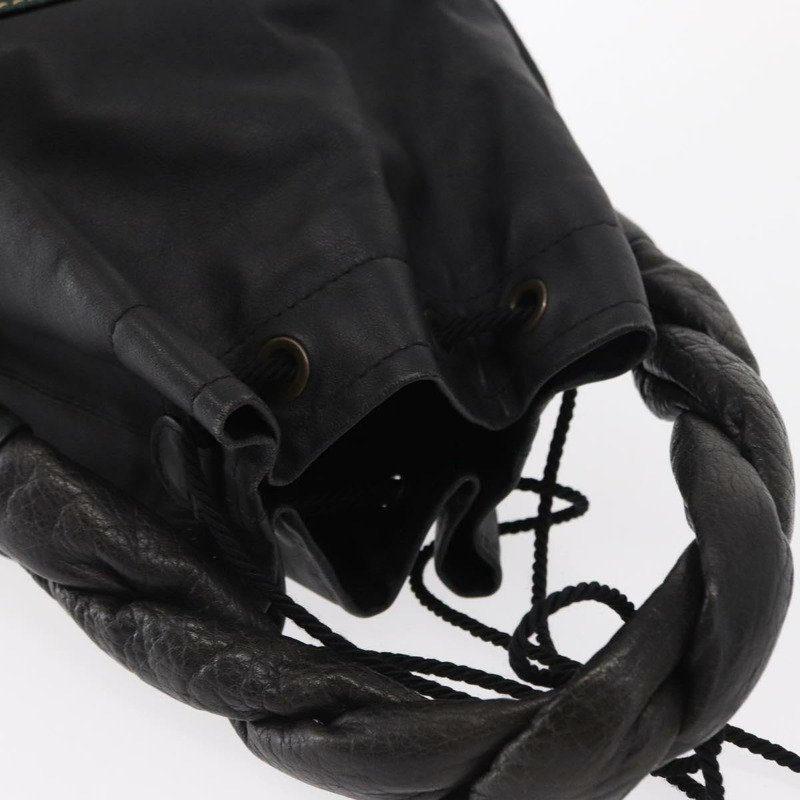 【日本直送】FENDI 手提包 皮革 黑色 正品 162180-5