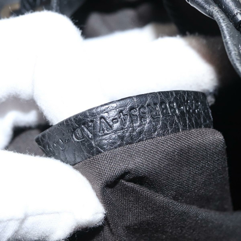 【日本直送】FENDI 手提包 皮革 黑色 正品 162180-10