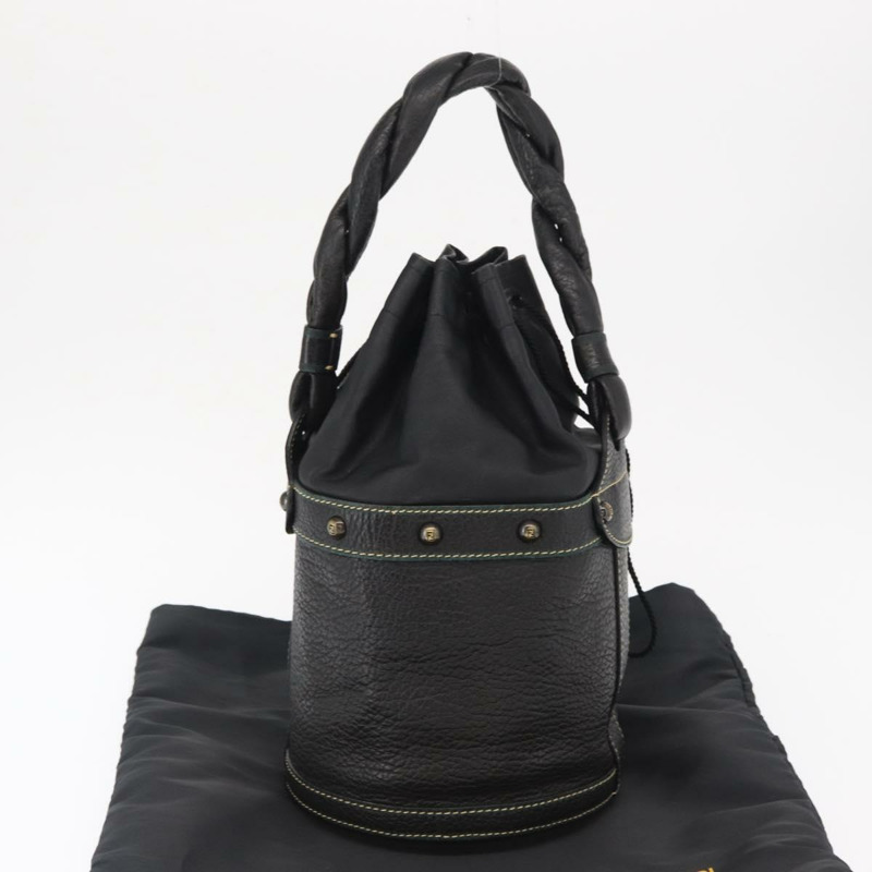 【日本直送】FENDI 手提包 皮革 黑色 正品 162180-11