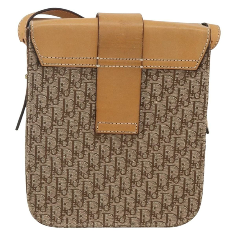 【日本直送】Christian Dior Trotter帆布街頭風單肩包 米色金色 正品 ki6338-1