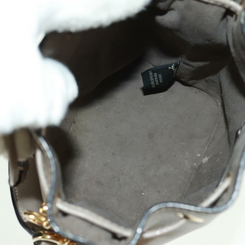 【日本直送】FENDI 手提包 皮革 灰色 金色 正品 ki6319-10