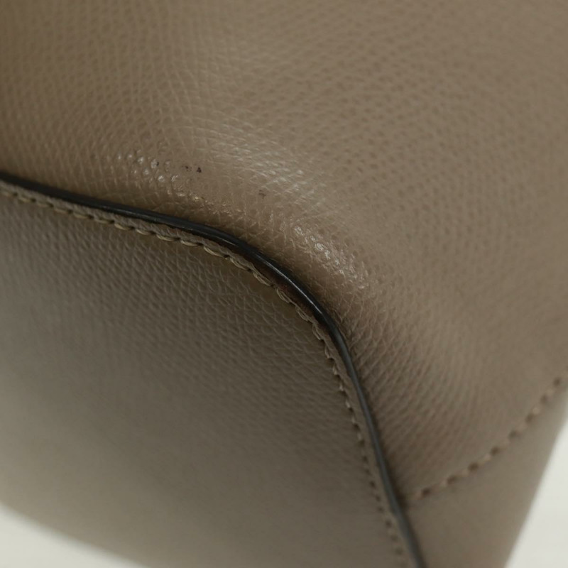 【日本直送】FENDI 手提包 皮革 灰色 金色 正品 ki6319-14