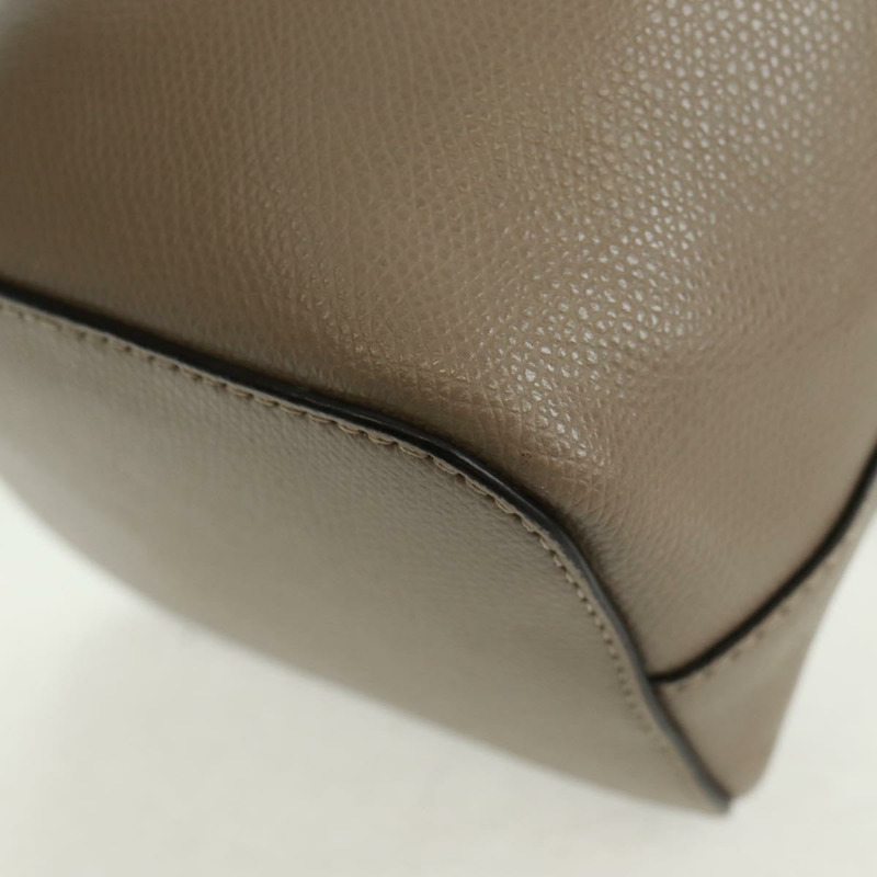 【日本直送】FENDI 手提包 皮革 灰色 金色 正品 ki6319-16