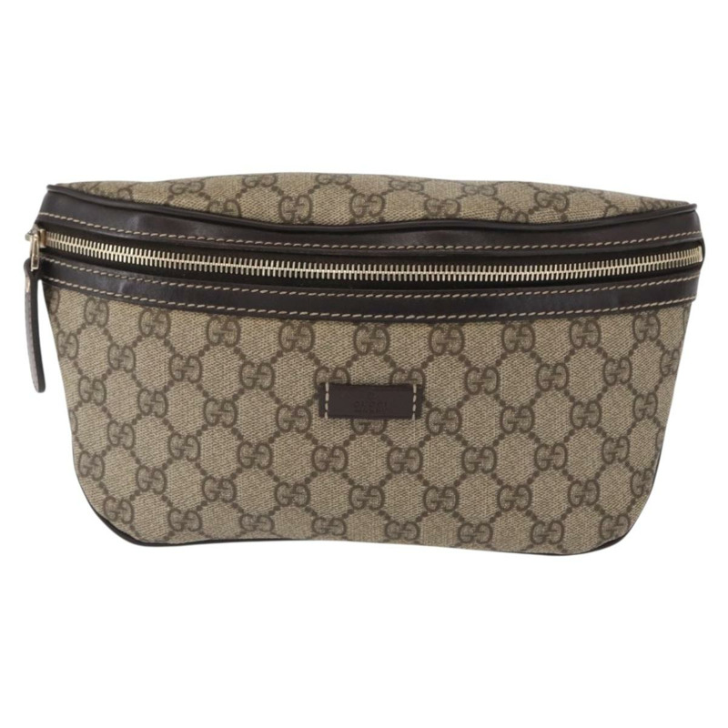 【日本直送】GUCCI GG Supreme 斜背包 PVC 米色 金色 233269 正品 ki6304-12