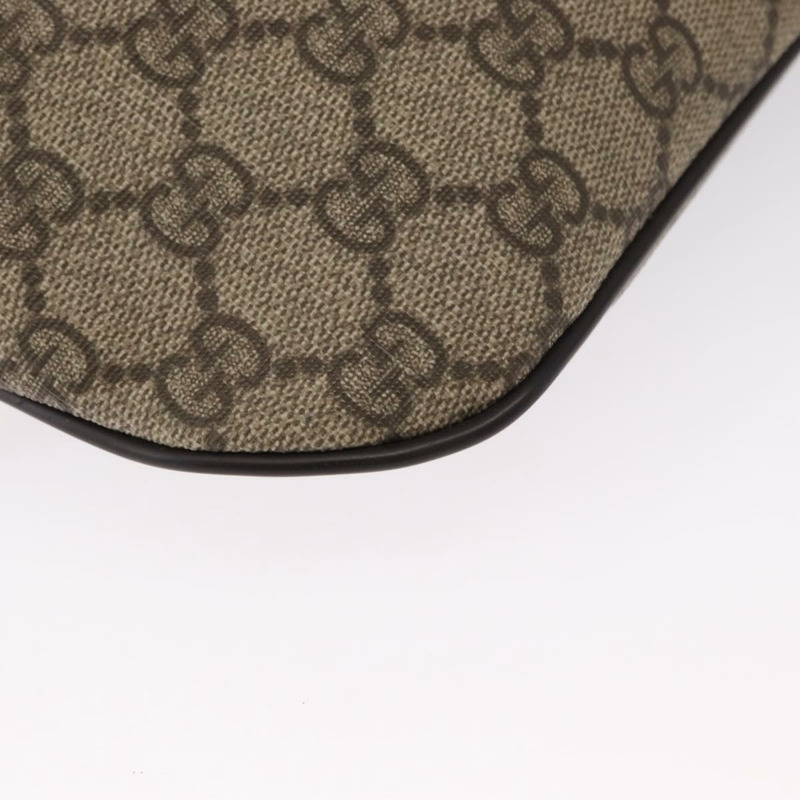 【日本直送】GUCCI GG Supreme 斜背包 PVC 米色 金色 233269 正品 ki6304-14