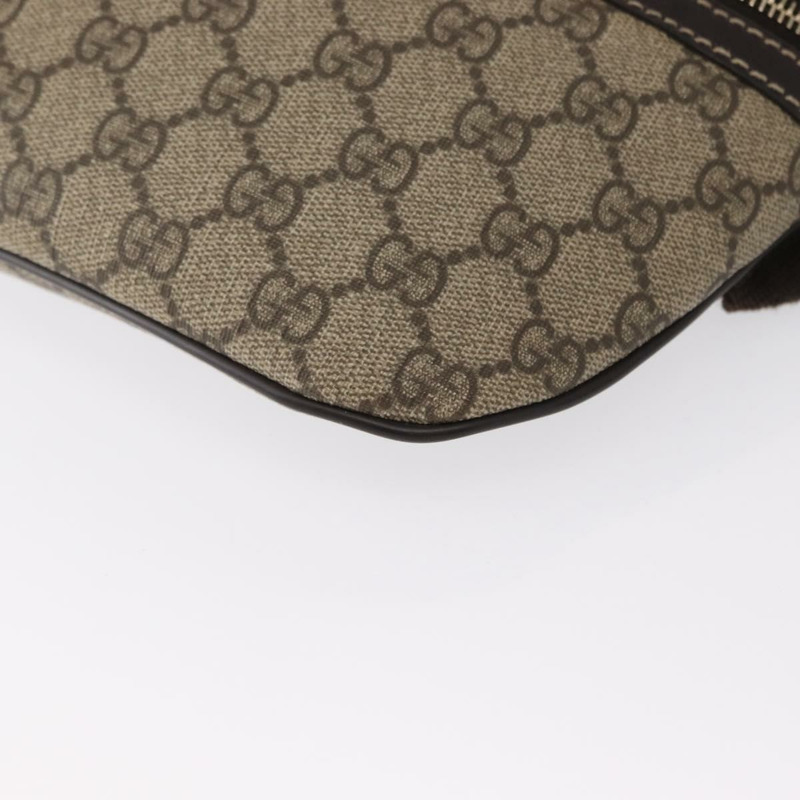 【日本直送】GUCCI GG Supreme 斜背包 PVC 米色 金色 233269 正品 ki6304-15