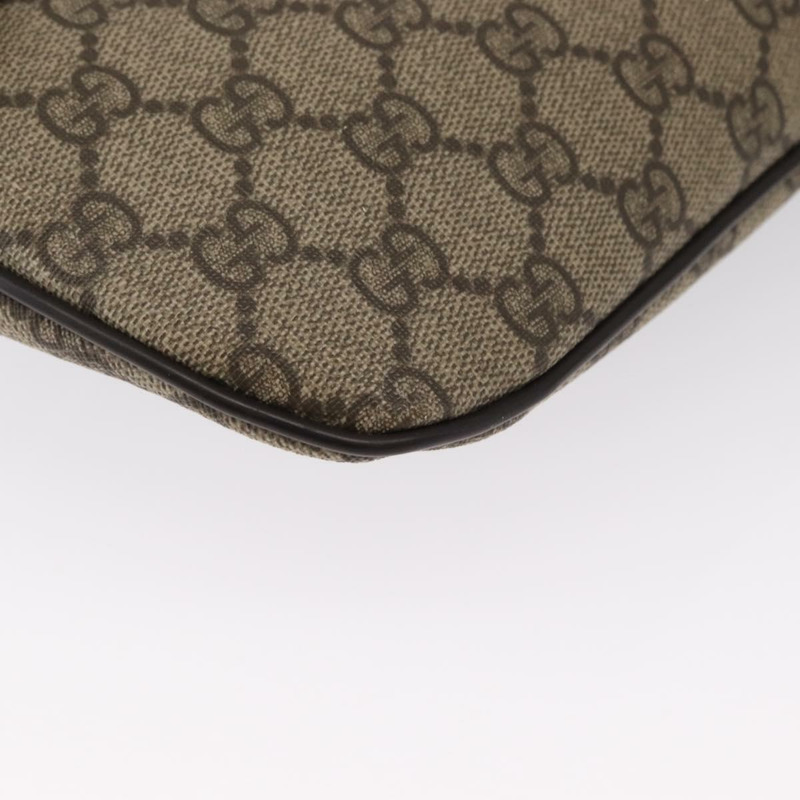 【日本直送】GUCCI GG Supreme 斜背包 PVC 米色 金色 233269 正品 ki6304-16