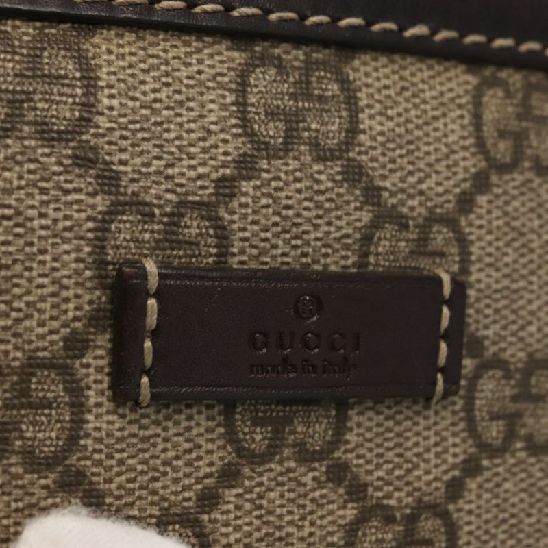 【日本直送】GUCCI GG Supreme 斜背包 PVC 米色 金色 233269 正品 ki6304-18