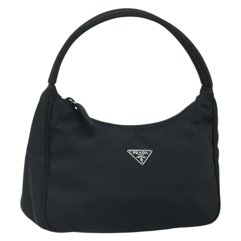 PRADA 尼龍手提包 黑色 正品 162139