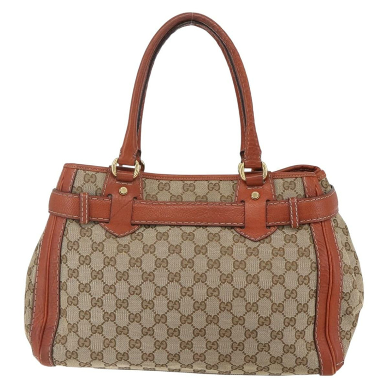 【日本直送】GUCCI GG帆布手提包 米色 金色 247183 正品 mr1815-1
