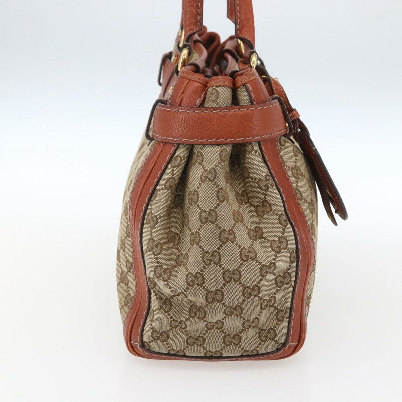 【日本直送】GUCCI GG帆布手提包 米色 金色 247183 正品 mr1815-2