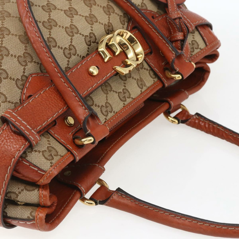 【日本直送】GUCCI GG帆布手提包 米色 金色 247183 正品 mr1815-5