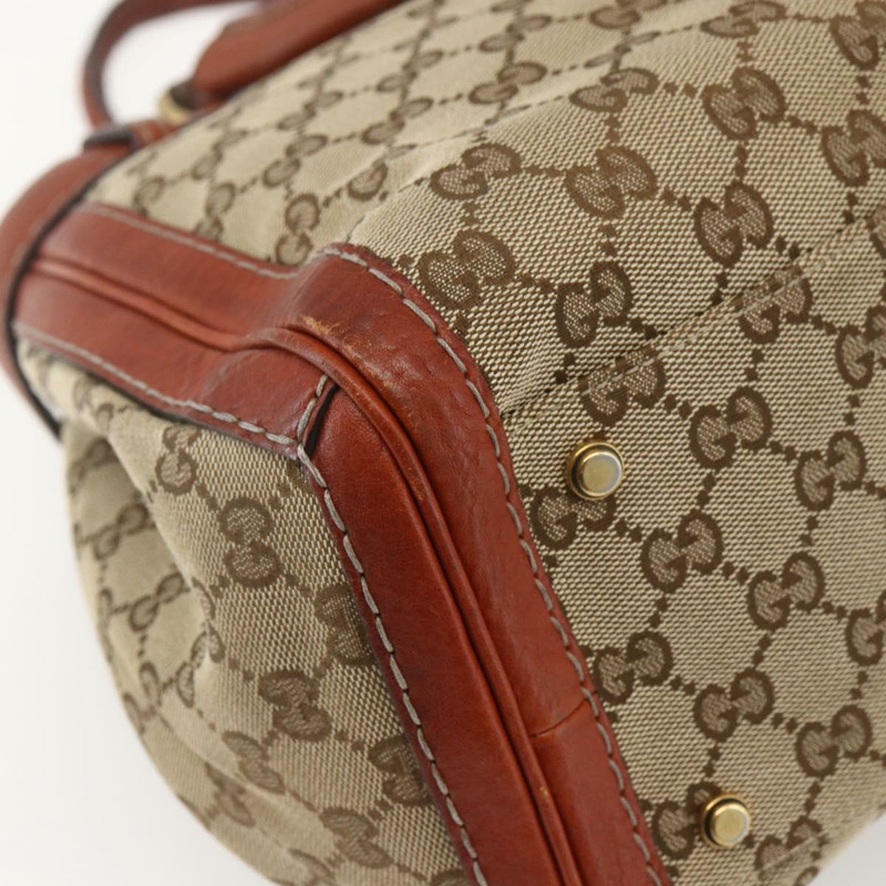 【日本直送】GUCCI GG帆布手提包 米色 金色 247183 正品 mr1815-15