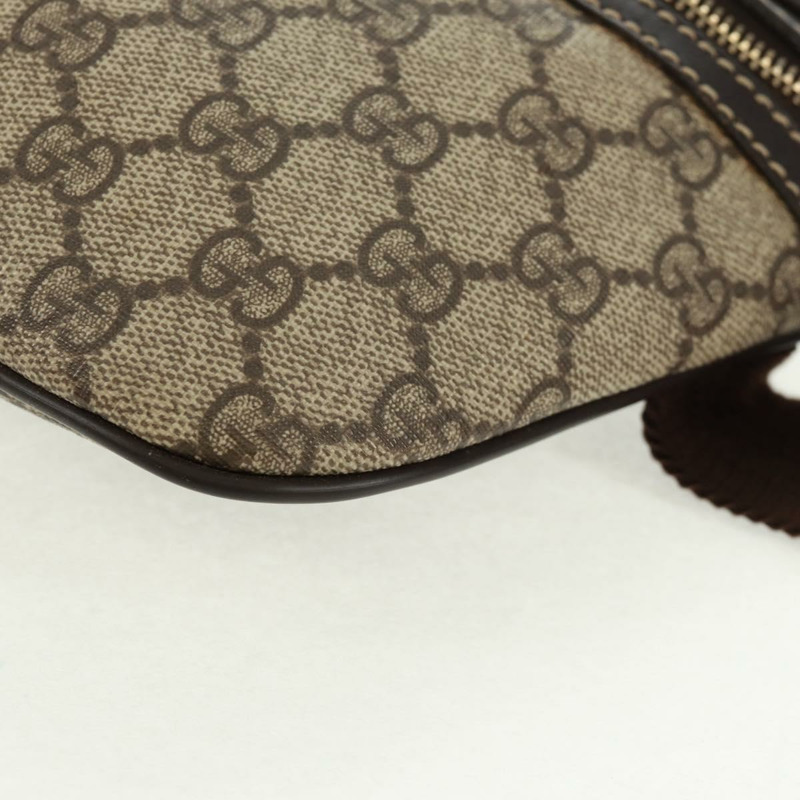 【日本直送】GUCCI GG Supreme 斜背包 PVC 米色 233269 正品 yk19963V-15
