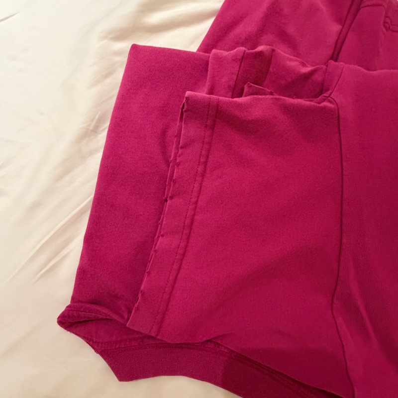 99成新 ｜BALENCIAGA 桃紅X藍 草寫Logo T-shirt 短袖/ S-5