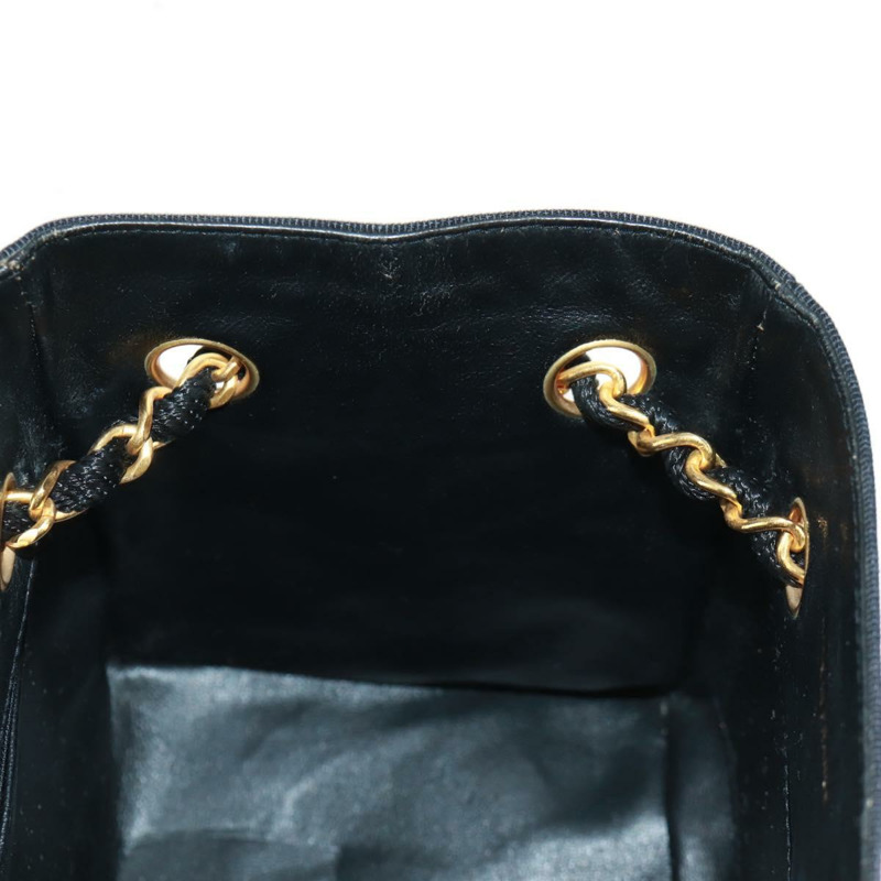 【日本直送】香奈兒鏈手提包 拉菲草 紅色 金色 CC 認證 162896V-19