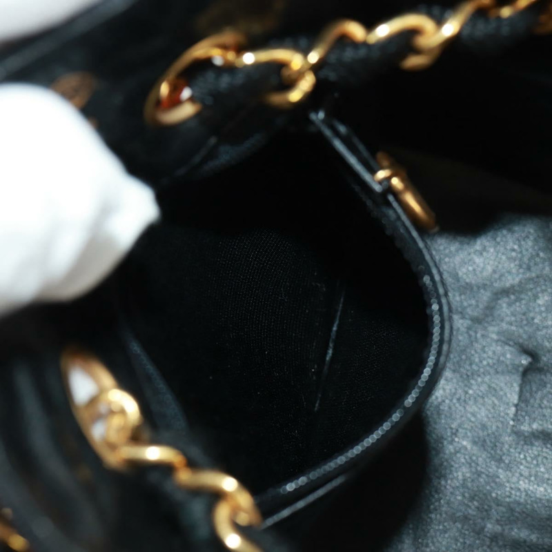 【日本直送】香奈兒鏈手提包 拉菲草 紅色 金色 CC 認證 162896V-21