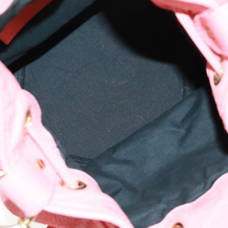 【日本直送】BALENCIAGA 巨型迷你絨球手提包 皮革 2way 粉金配色 正品 161592V-10