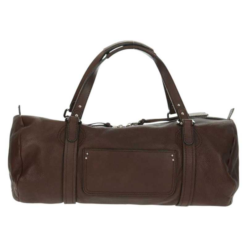 【日本直送】Chloe Mr Paddington 手提包 皮革 棕色 銀色 正品 162866V-1