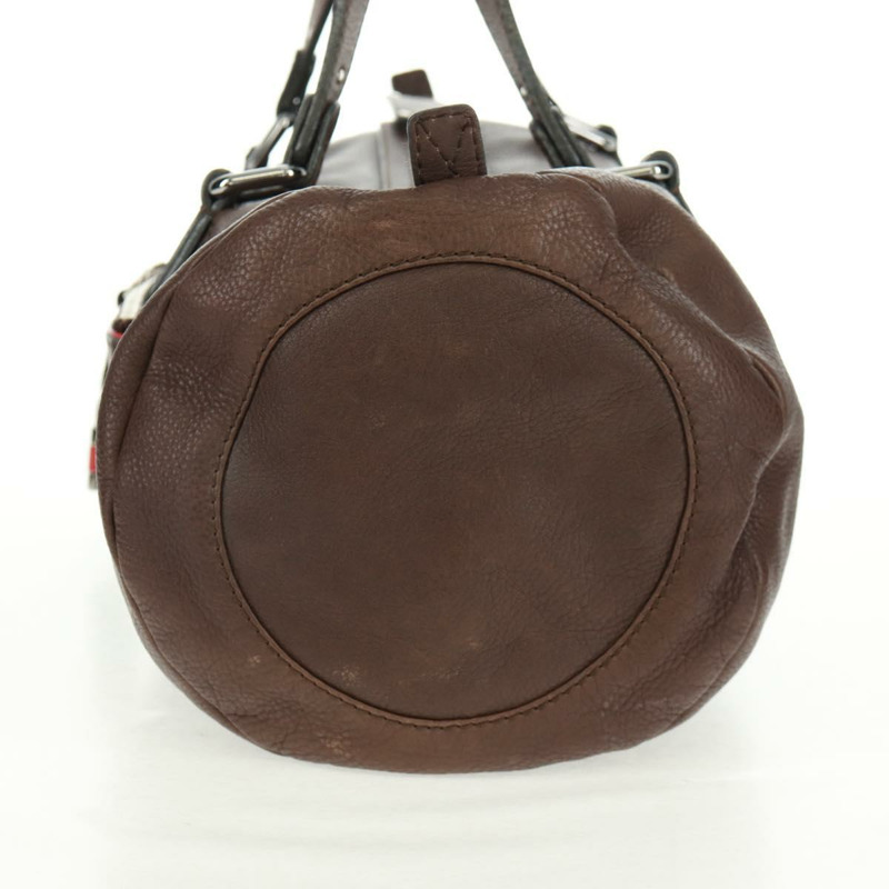 【日本直送】Chloe Mr Paddington 手提包 皮革 棕色 銀色 正品 162866V-2