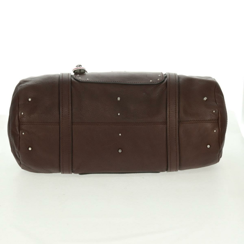 【日本直送】Chloe Mr Paddington 手提包 皮革 棕色 銀色 正品 162866V-5