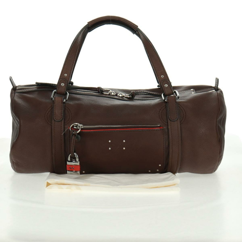 【日本直送】Chloe Mr Paddington 手提包 皮革 棕色 銀色 正品 162866V-11