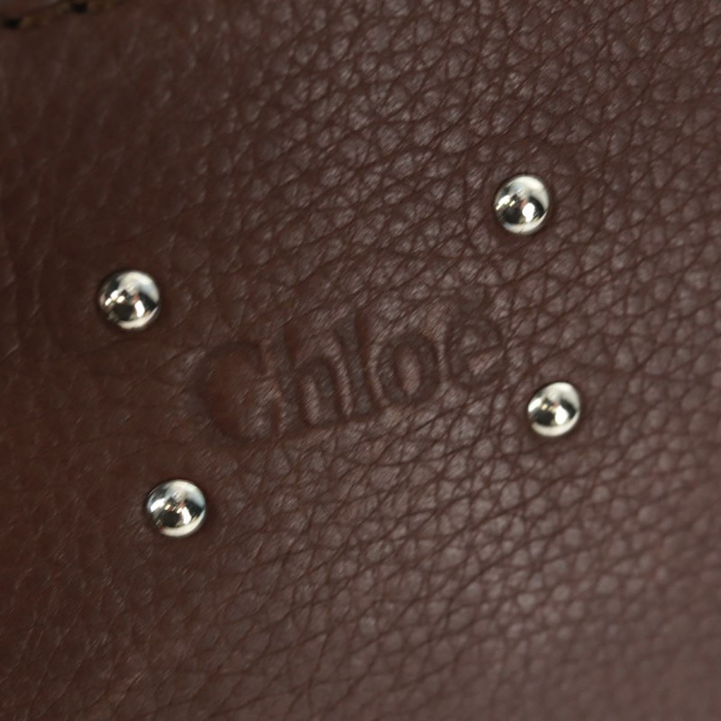 【日本直送】Chloe Mr Paddington 手提包 皮革 棕色 銀色 正品 162866V-18