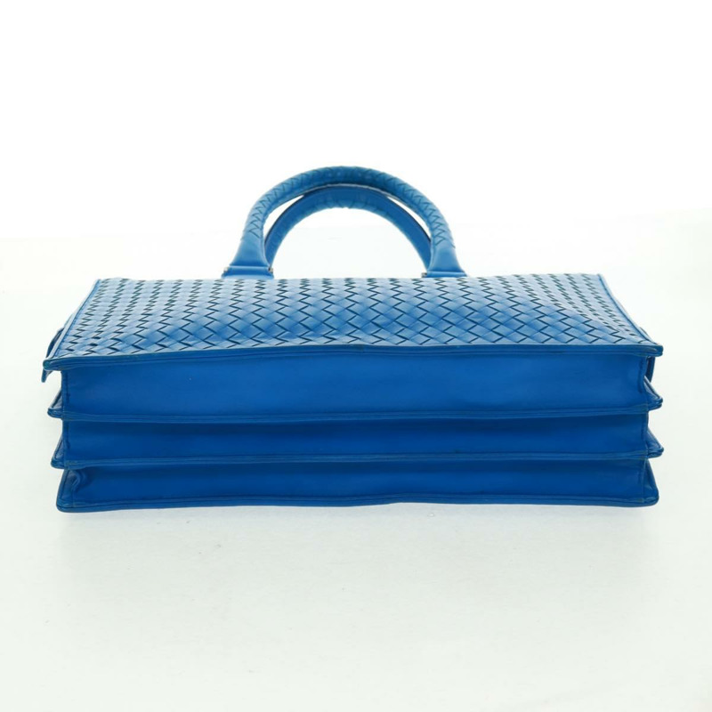 【日本直送】BOTTEGA VENETA INTRECCIATO 商務包皮革藍正品 161673V-4