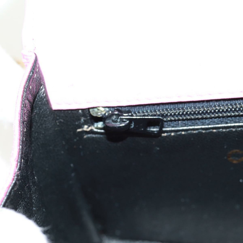 【日本直送】香奈兒 (CHANEL) 絎縫鏈條山茶花單肩包 棉質粉紅金色雙C標誌 Auth 161522V-23