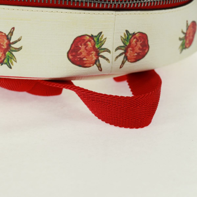 【日本直送】GUCCI 兒童草莓仙子背包 PVC 紅色銀色 433578 正品 162873SAM-6