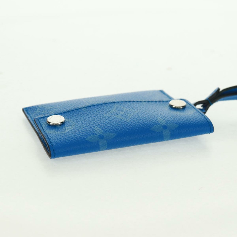 【日本直送】路易威登 Monogram Pockets On Strap 卡包 藍色 M83154 LV Auth 160962M-4