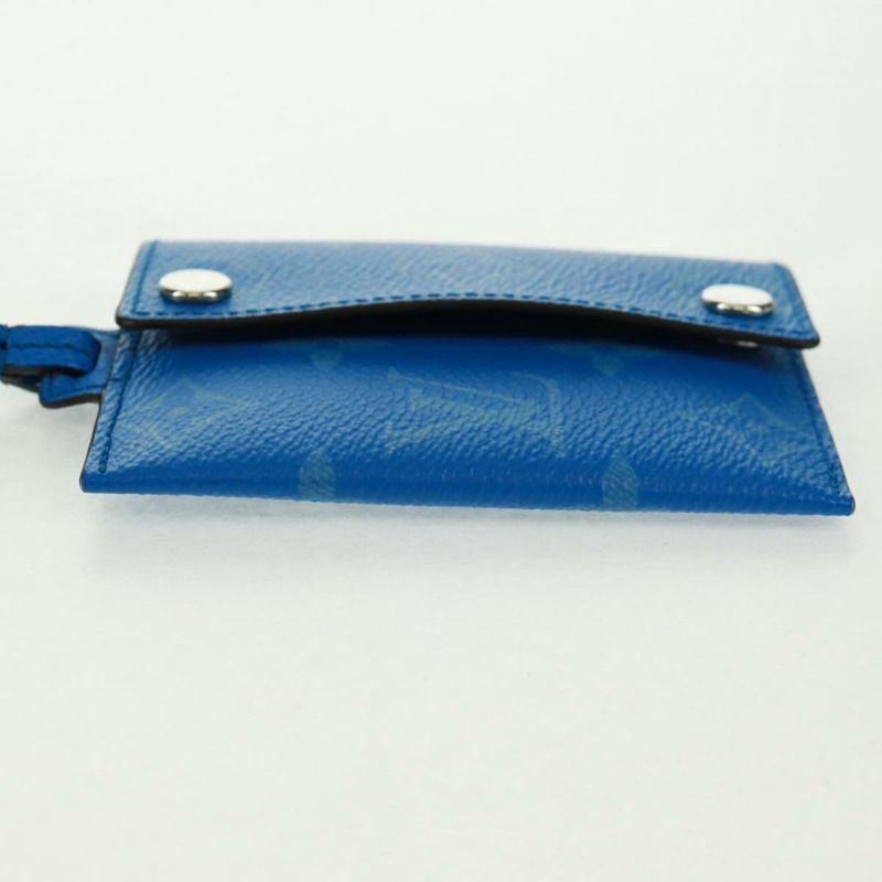 【日本直送】路易威登 Monogram Pockets On Strap 卡包 藍色 M83154 LV Auth 160962M-5