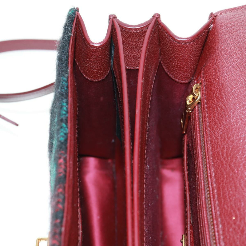 【日本直送】Miu Miu 天鵝絨手提包 2way 紅色金色 正品 162863SAV-26