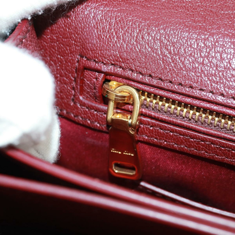 【日本直送】Miu Miu 天鵝絨手提包 2way 紅色金色 正品 162863SAV-27