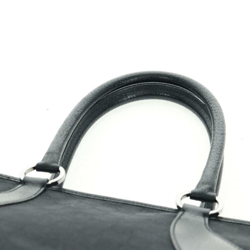 【日本直送】GUCCI GG帆布手提包 黑色 銀色 113011 正品 163073V-7