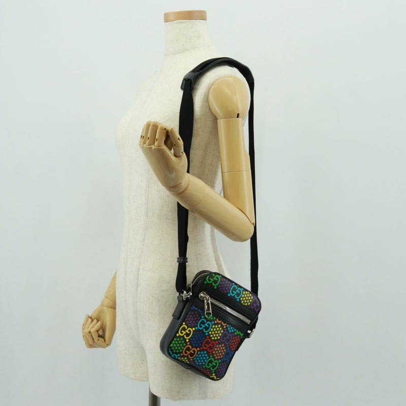 【日本直送】GUCCI GG迷幻風格單肩包 多色銀色 598103 正品 162874M-25