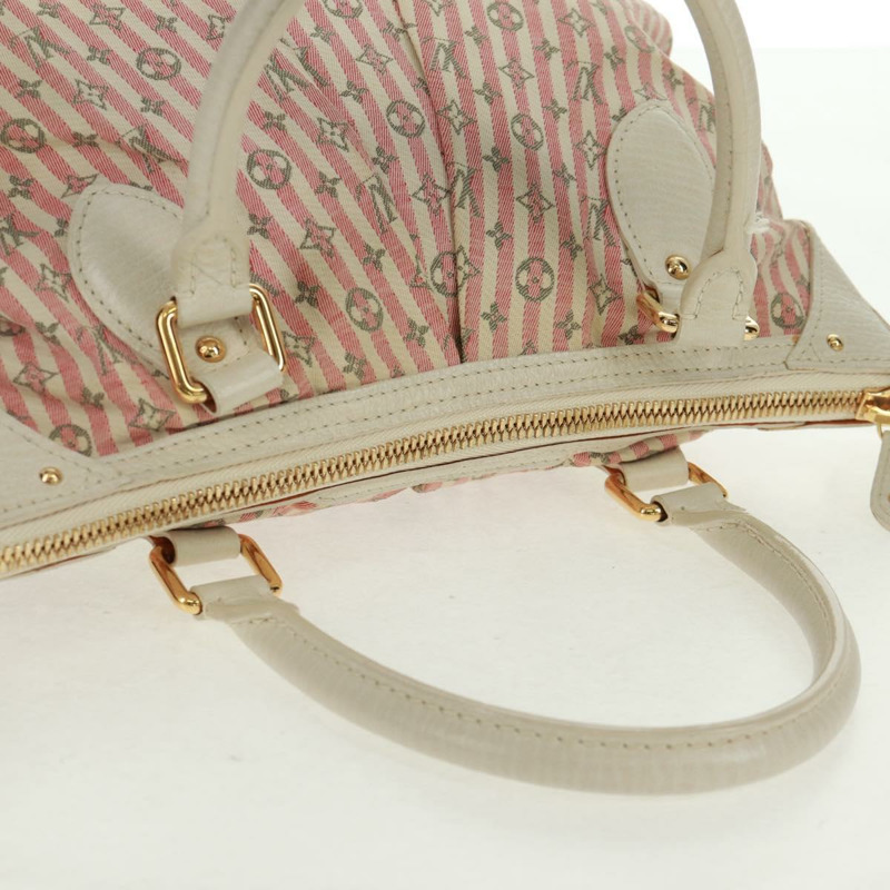 【日本直送】路易威登 Mini Lin Croisette Marina PM 手袋 粉紅色 白色 M95495 LV 正品 163361V-5