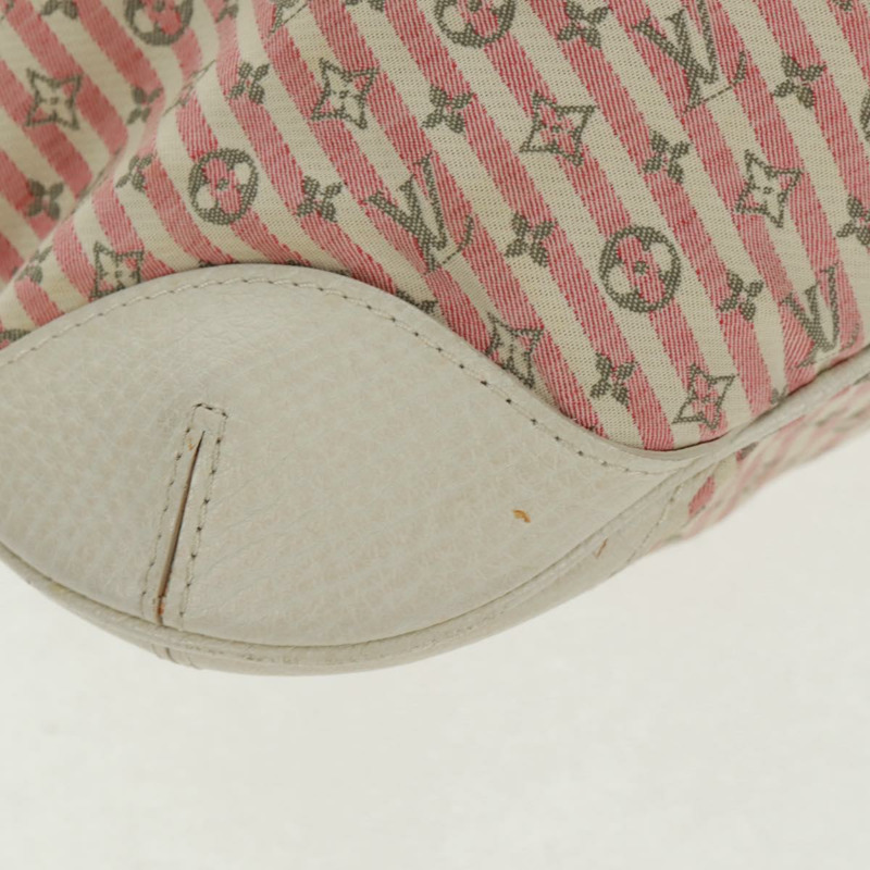 【日本直送】路易威登 Mini Lin Croisette Marina PM 手袋 粉紅色 白色 M95495 LV 正品 163361V-15