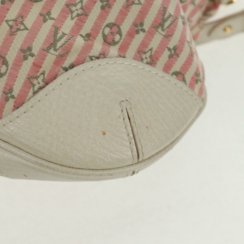 【日本直送】路易威登 Mini Lin Croisette Marina PM 手袋 粉紅色 白色 M95495 LV 正品 163361V-18