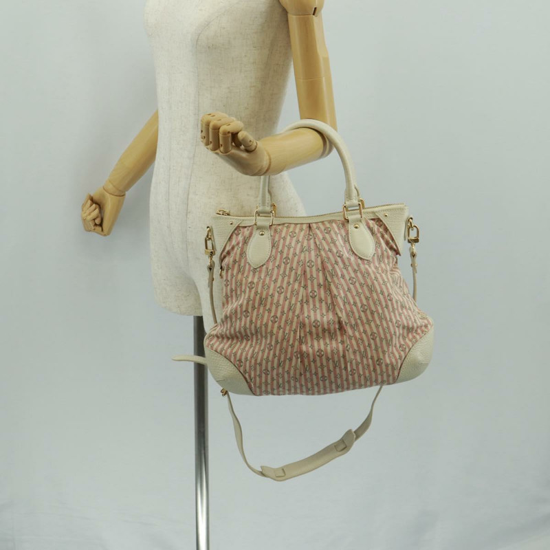 【日本直送】路易威登 Mini Lin Croisette Marina PM 手袋 粉紅色 白色 M95495 LV 正品 163361V-24