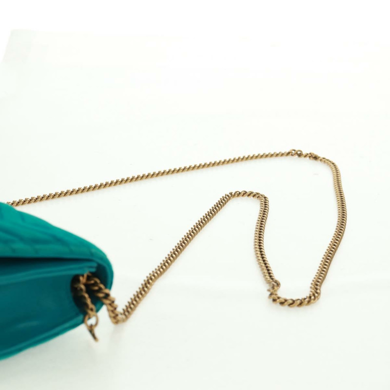 【日本直送】GUCCI GG Marmont 鏈條單肩包 絲絨 金色 祖母綠 488426 正品 163389V-13