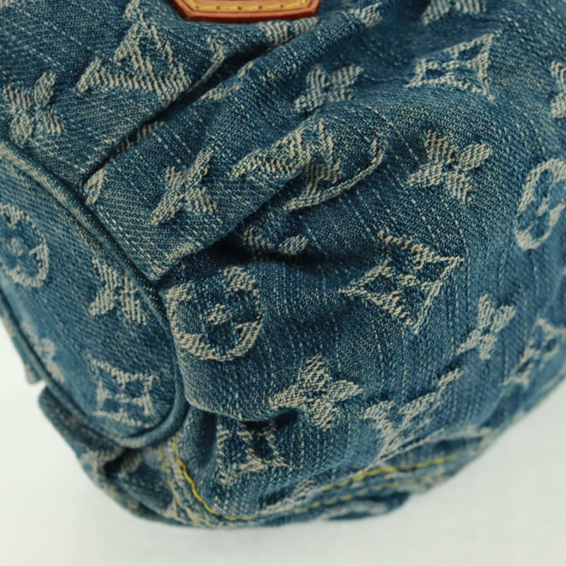 【日本直送】路易威登 Monogram Denim Preity 手提包 藍色 M95020 LV 正品 163386SAV-8