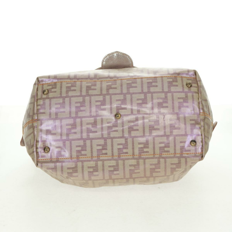 【日本直送】FENDI Zucca 帆布手提包米色正品 163374V-4