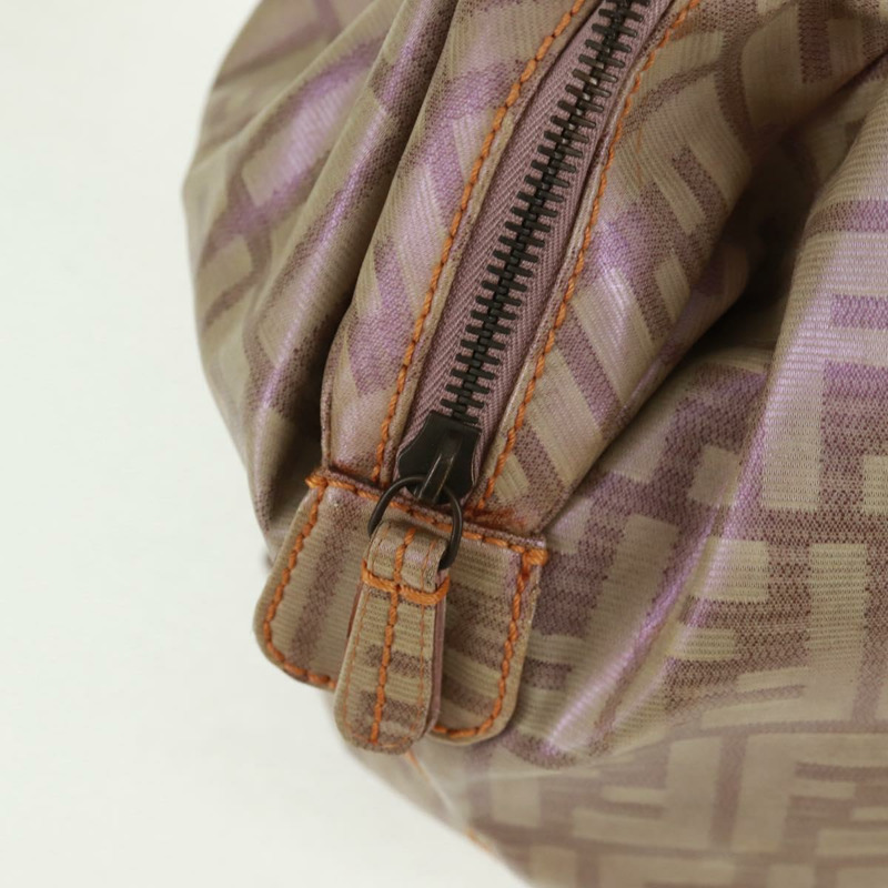 【日本直送】FENDI Zucca 帆布手提包米色正品 163374V-8