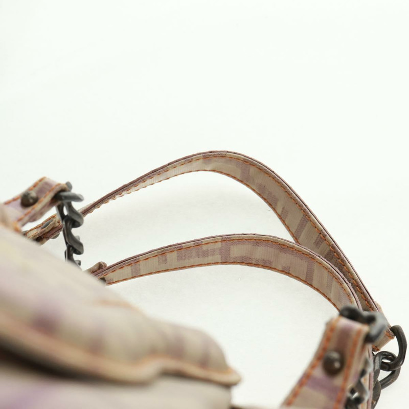 【日本直送】FENDI Zucca 帆布手提包米色正品 163374V-13